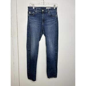 Ag Jeans Womens 27 Mari Mid Rise Slim Straight Stretch Modest Office Causal